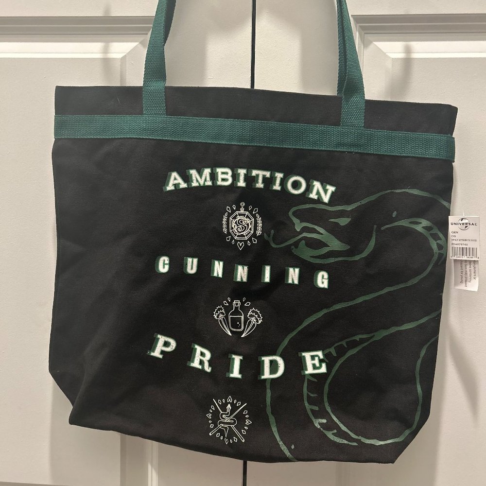 Harry Potter Slytherin Attributes Tote Bag